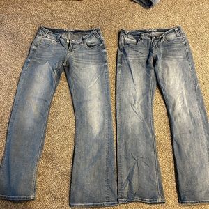 29x34 rock roll jeans both pairs